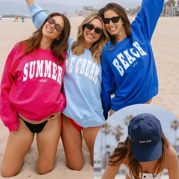 Glorified PICKLEBALL Crew Sweatshirt Women’s Medium - Picture 6 of 6